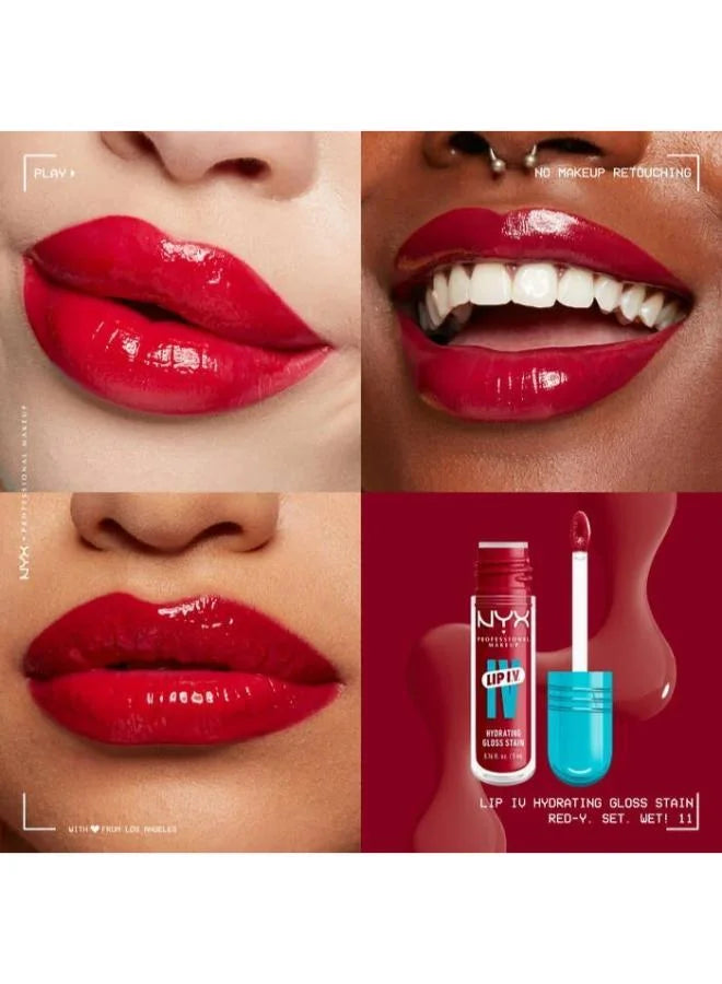 NYX Professional Makeup Lip IV Hydrating Gloss Stain