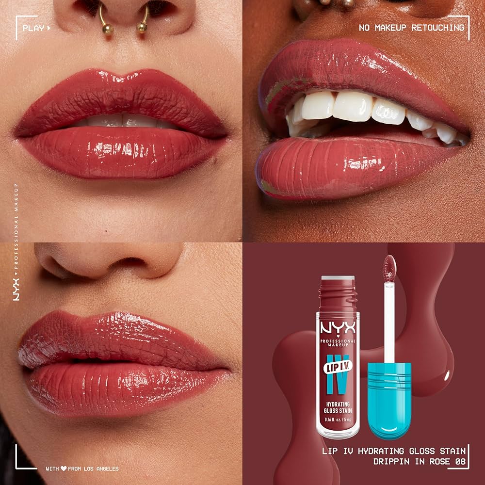 NYX Professional Makeup Lip IV Hydrating Gloss Stain