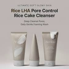 ARENCIA - Rice + LHA Pore Control Rice Cake Cleanser - 150g
