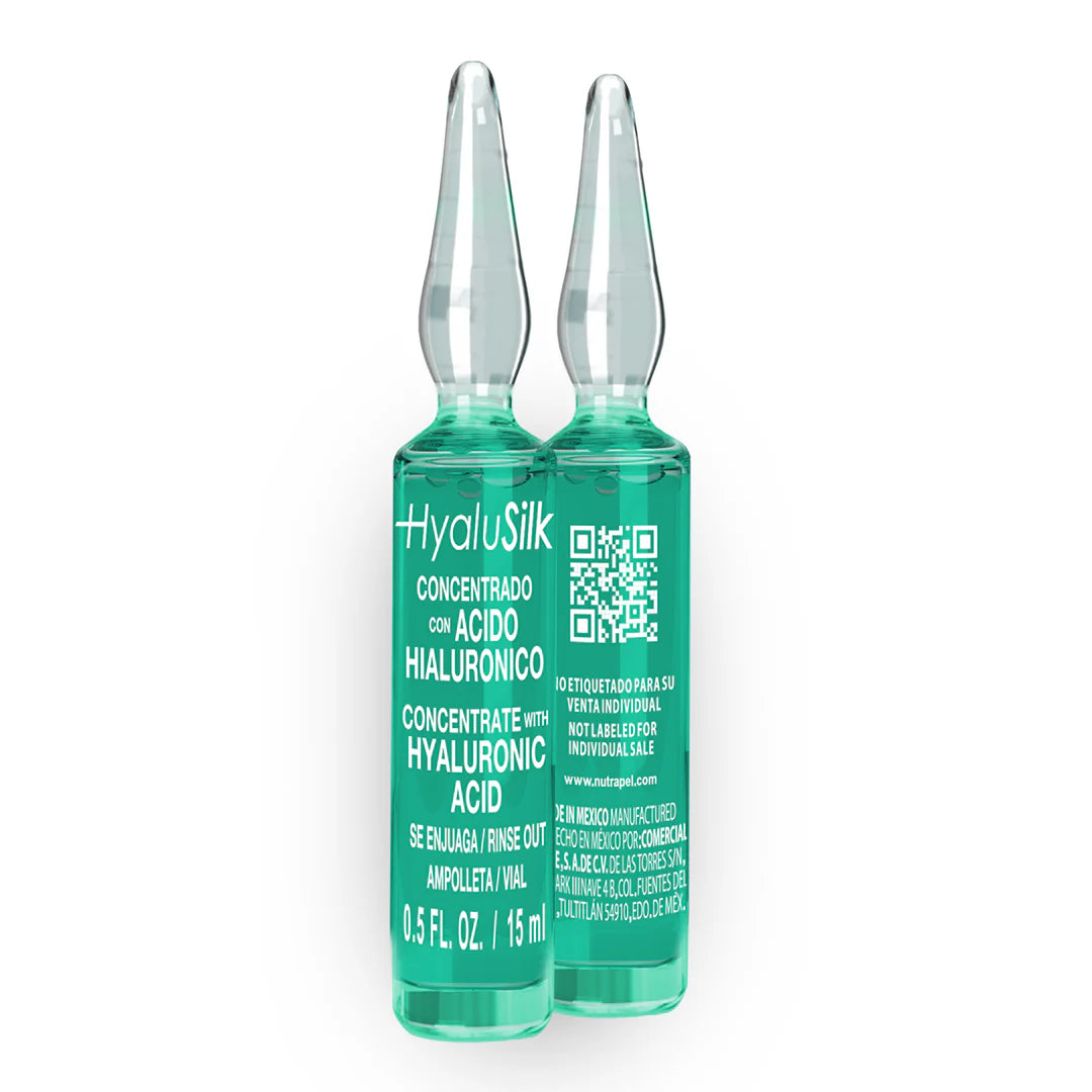 Nutrapel Hyalusilk Concentrado de Ácido Hialurónico Ampolletas – 15 ml