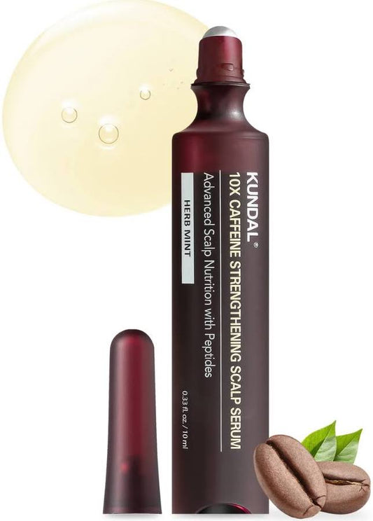 KUNDAL 10X Caffeine Strengthening Scalp Serum – 10 ml (Caffeine x10)