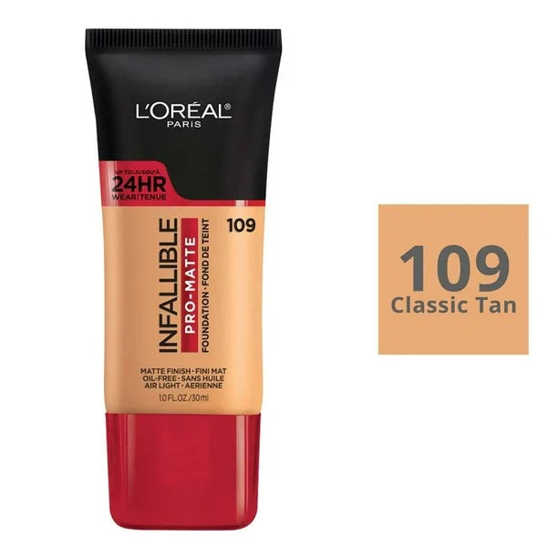 L’Oréal Infallible Pro‑Matte Foundation – 30 ml