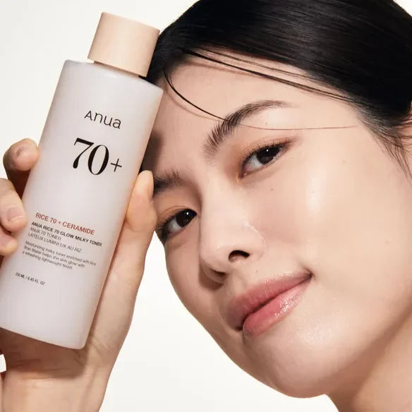 Rice 70 Glow Milky Tóner 250 ml - ANUA
