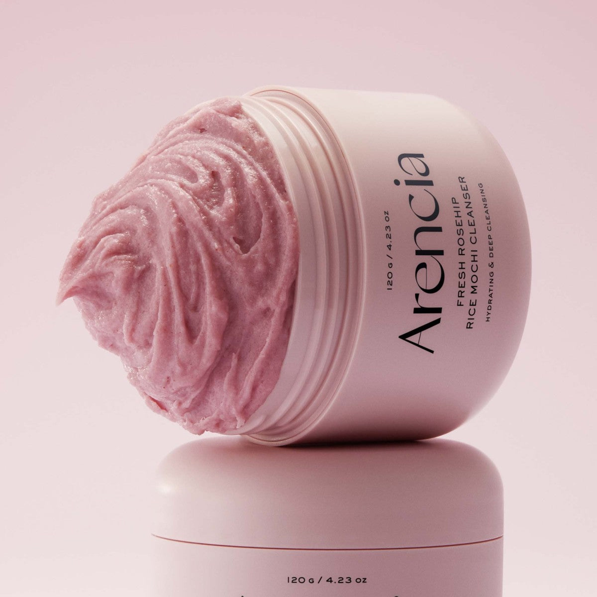 Fresh Rosehip Rice Mochi Cleanser 120 g - ARENCIA